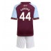 Maillot de foot Aston Villa Boubacar Kamara #44 Domicile vêtements enfant 2025-26 Manches Courtes (+ pantalon court)
